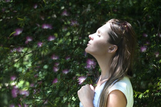 woman in nature